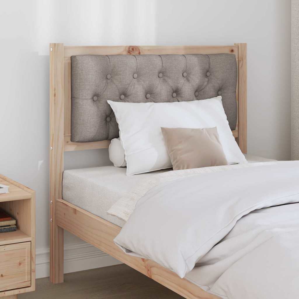 Kopfteil Sonstiges Braun und Taupe 75 cm Massivholz Kiefer
