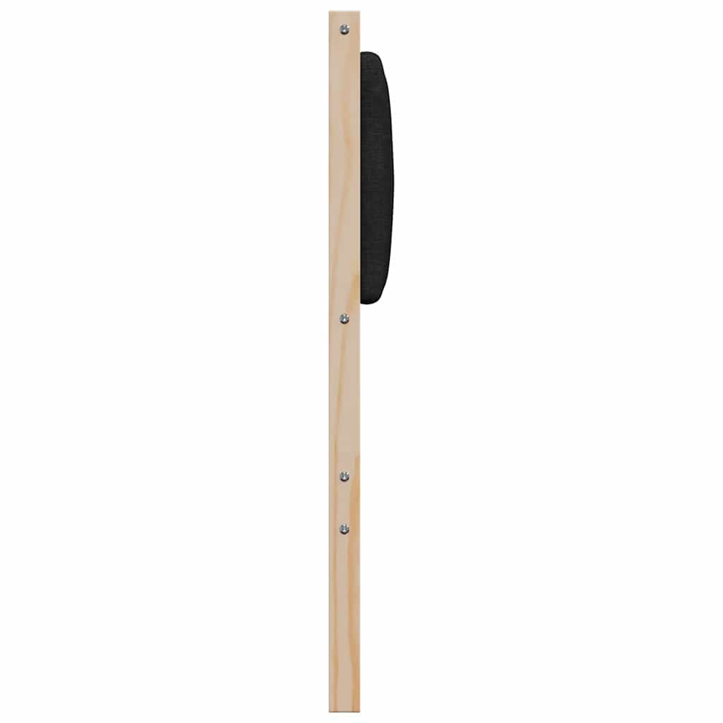 Gepolstertes Kopfteil Braun 200 cm Massives Kiefernholz