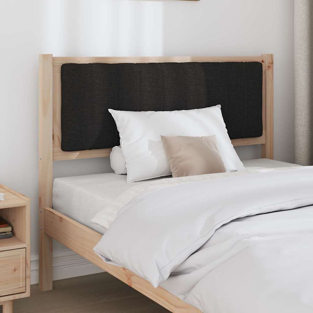 Gepolstertes Kopfteil Braun 100 cm Massives Kiefernholz