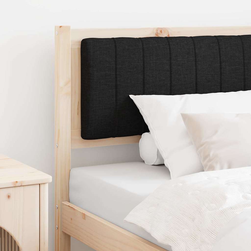 Gepolstertes Kopfteil Braun 90 cm Massives Kiefernholz