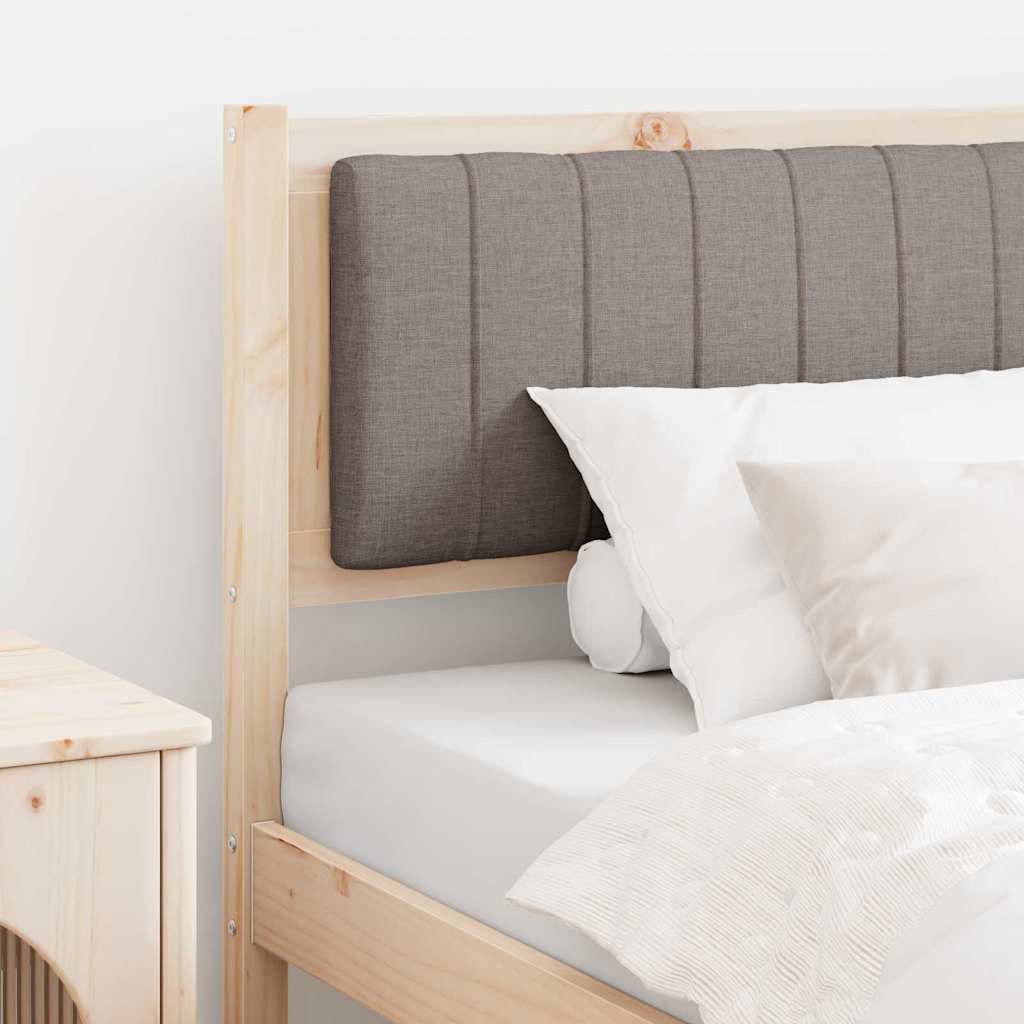 Gepolstertes Kopfteil Braun 90 cm Massives Kiefernholz