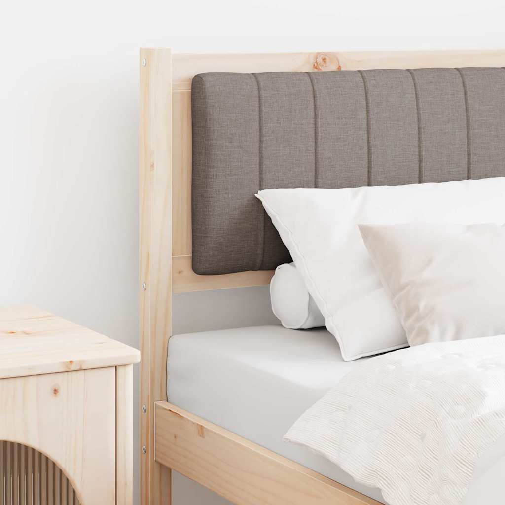 Gepolstertes Kopfteil Braun 75 cm Massives Kiefernholz