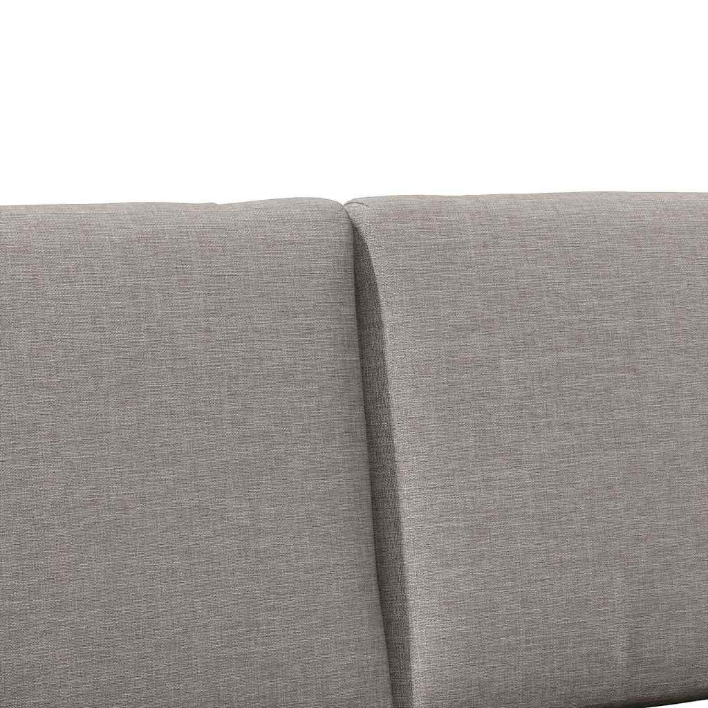 Gepolstertes Kopfteil Taupe 180 cm Massives Kiefernholz
