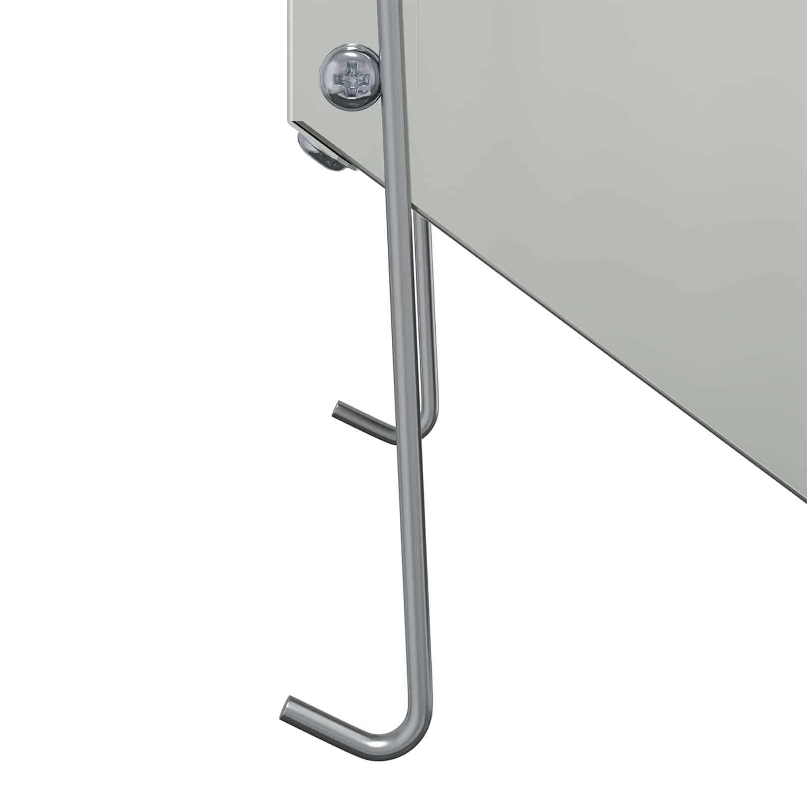 Kaninchenfütterer Silber 12,5 x 26 x 28,5 cm Verzinkter Stahl