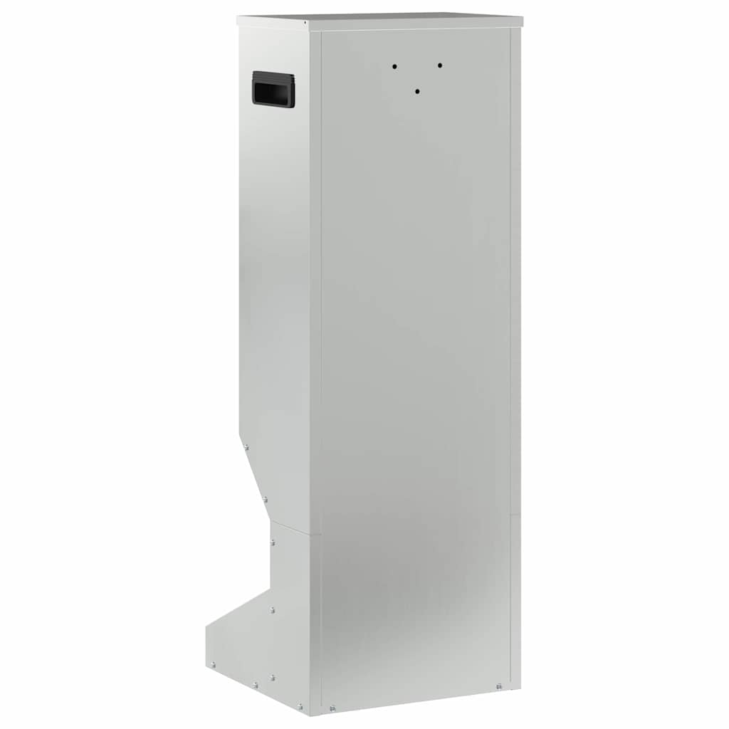 Rehfütterer Silber 28 x 30 x 80 cm Verzinkter Stahl