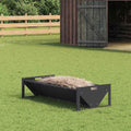 Futtertröge für Nutztiere Schwarz 108 x 50 x 28 cm