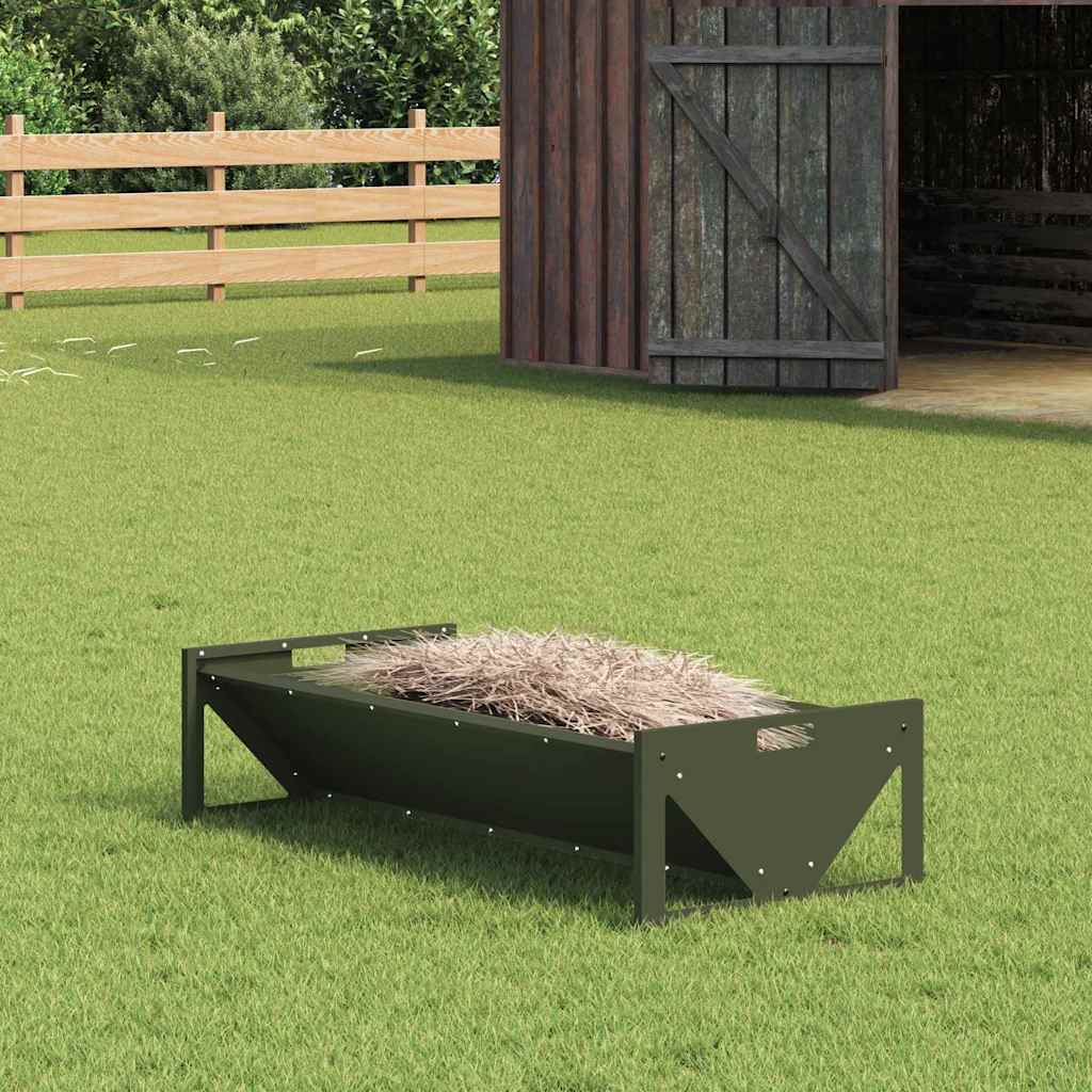 Futtertröge für Nutztiere Olive Grün 108 x 50 x 28 cm