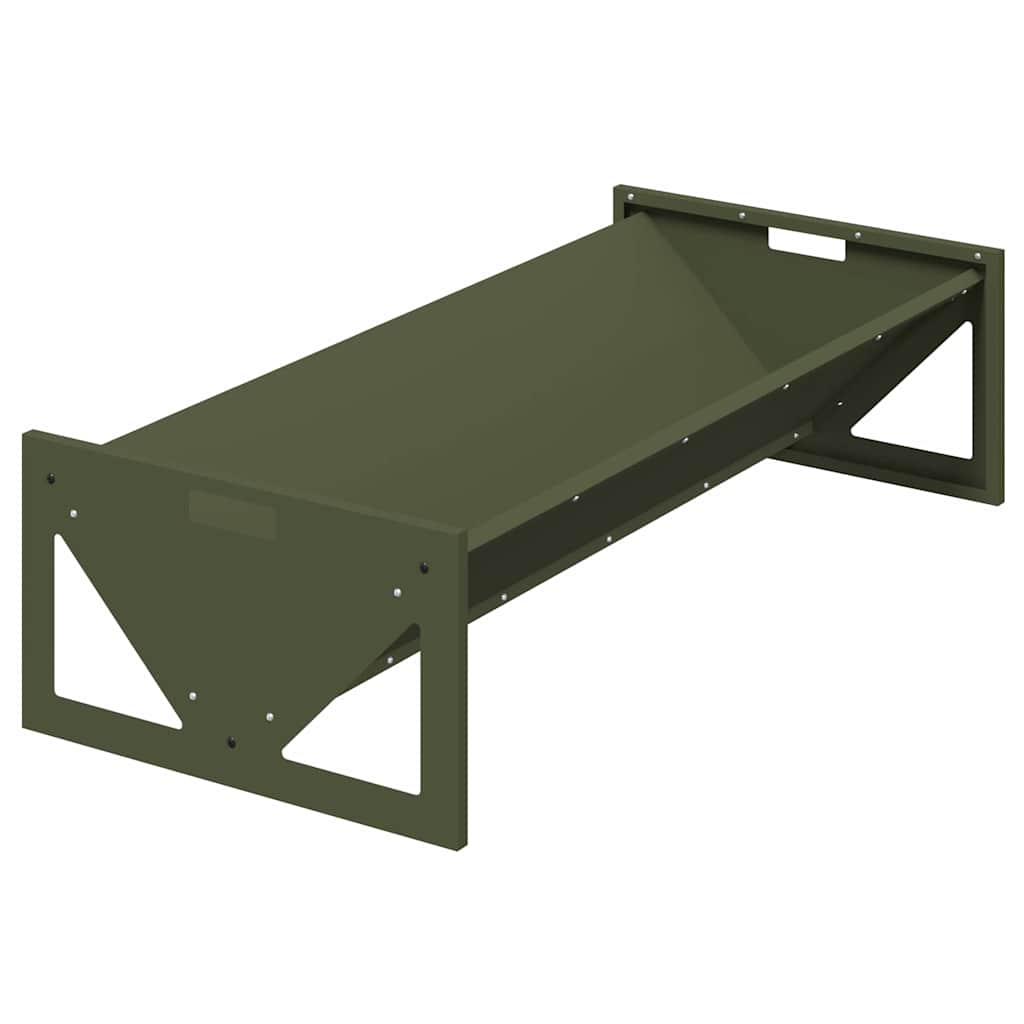Futtertröge für Nutztiere Olive Grün 108 x 50 x 28 cm