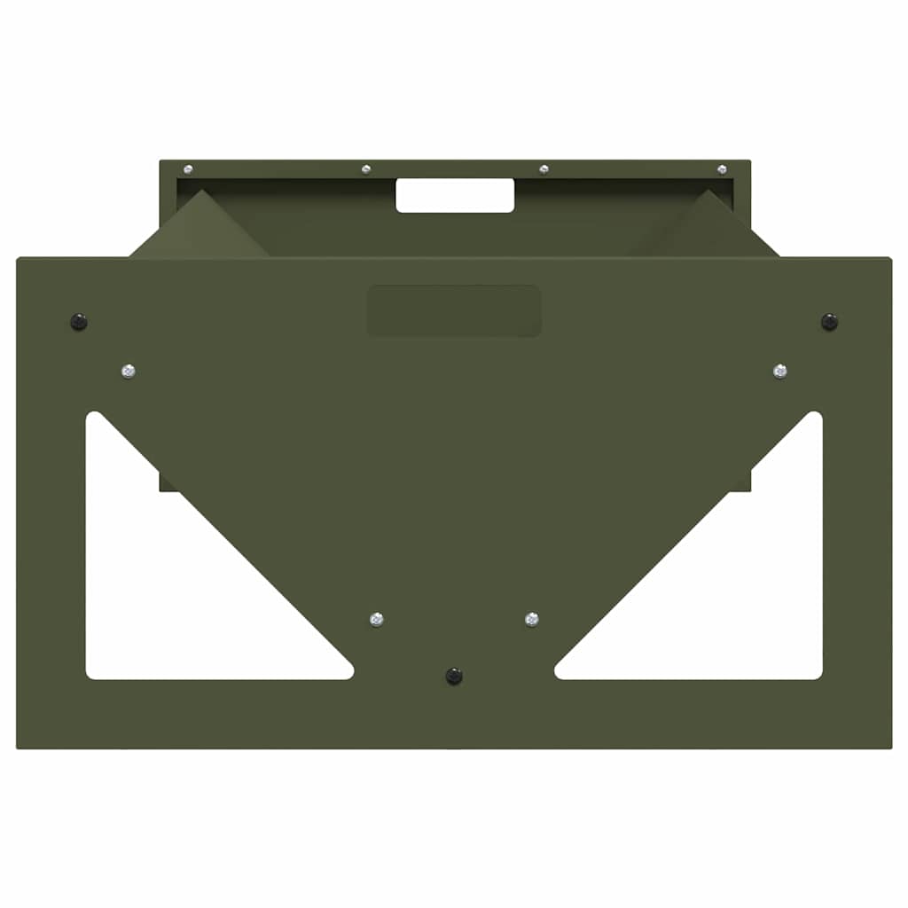 Futtertröge für Nutztiere Olive Grün 108 x 50 x 28 cm