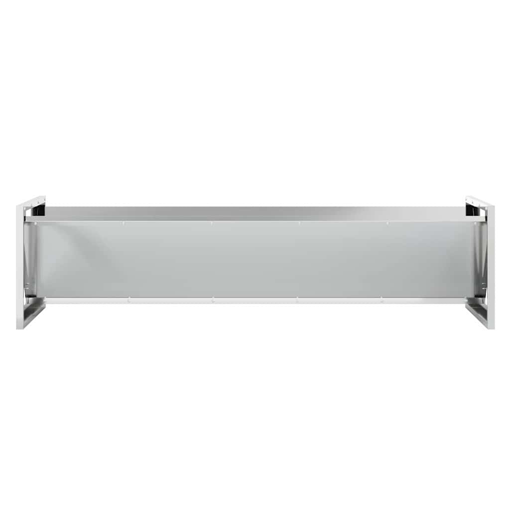 Futtertröge für Nutztiere Silber 108 x 50 x 28 cm