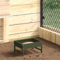Vogel-Feeder Olive Grün 34 x 26 x 16 cm Kaltgewalzter Stahl