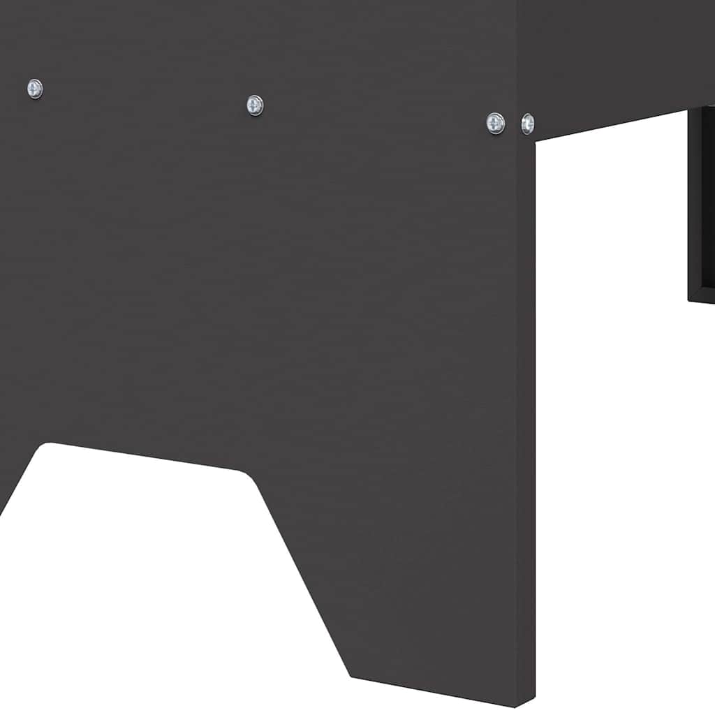 Futtertröge für Nutztiere Schwarz 79 x 35 x 62 cm