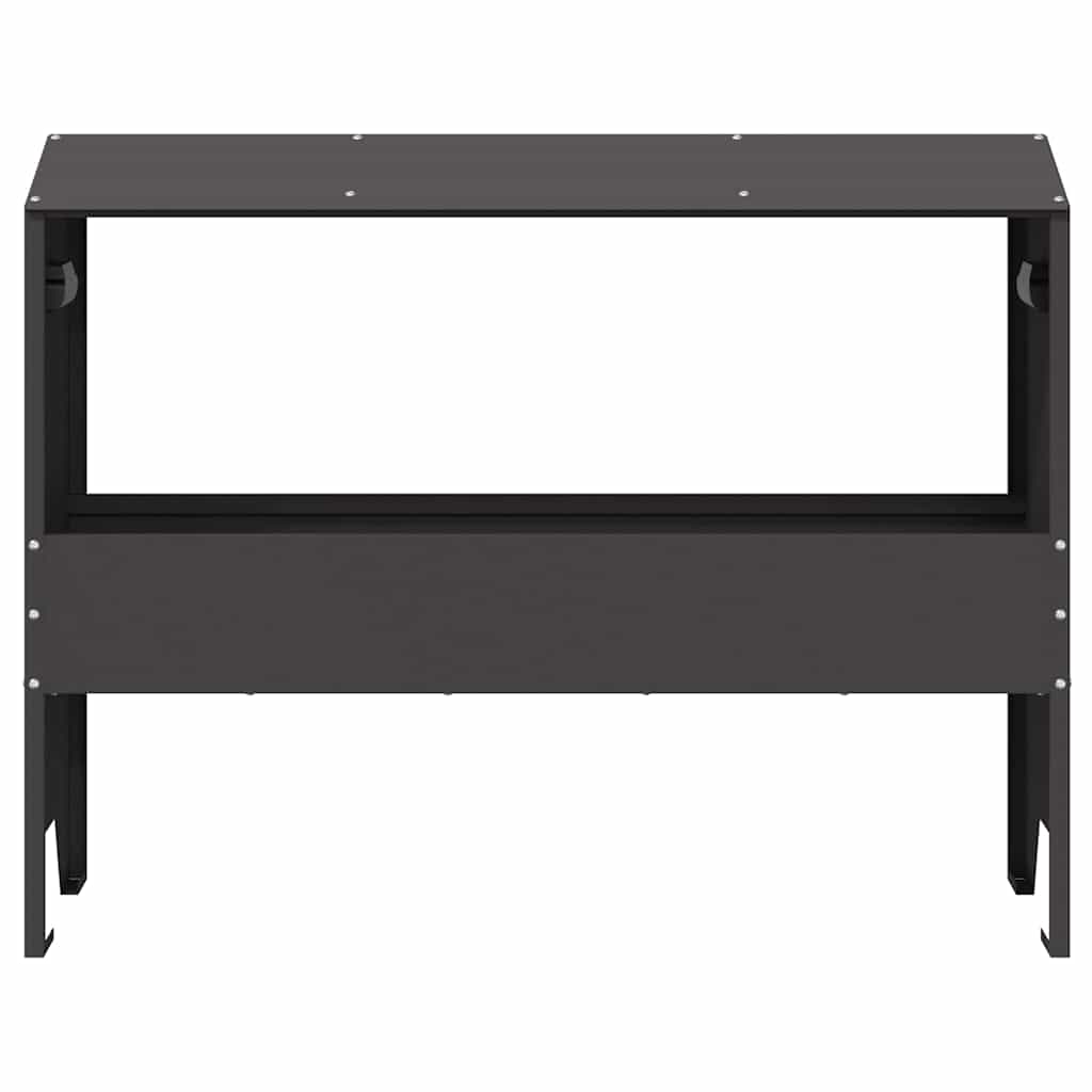 Futtertröge für Nutztiere Schwarz 79 x 35 x 62 cm
