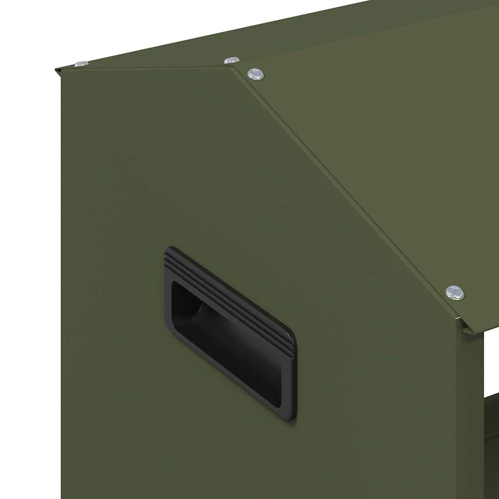 Futtertröge für Nutztiere Olive Grün 79 x 35 x 62 cm