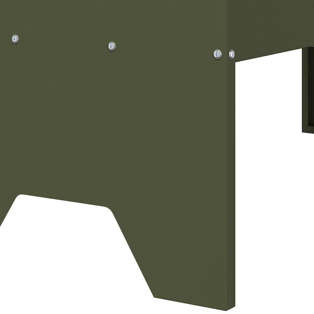 Futtertröge für Nutztiere Olive Grün 79 x 35 x 62 cm