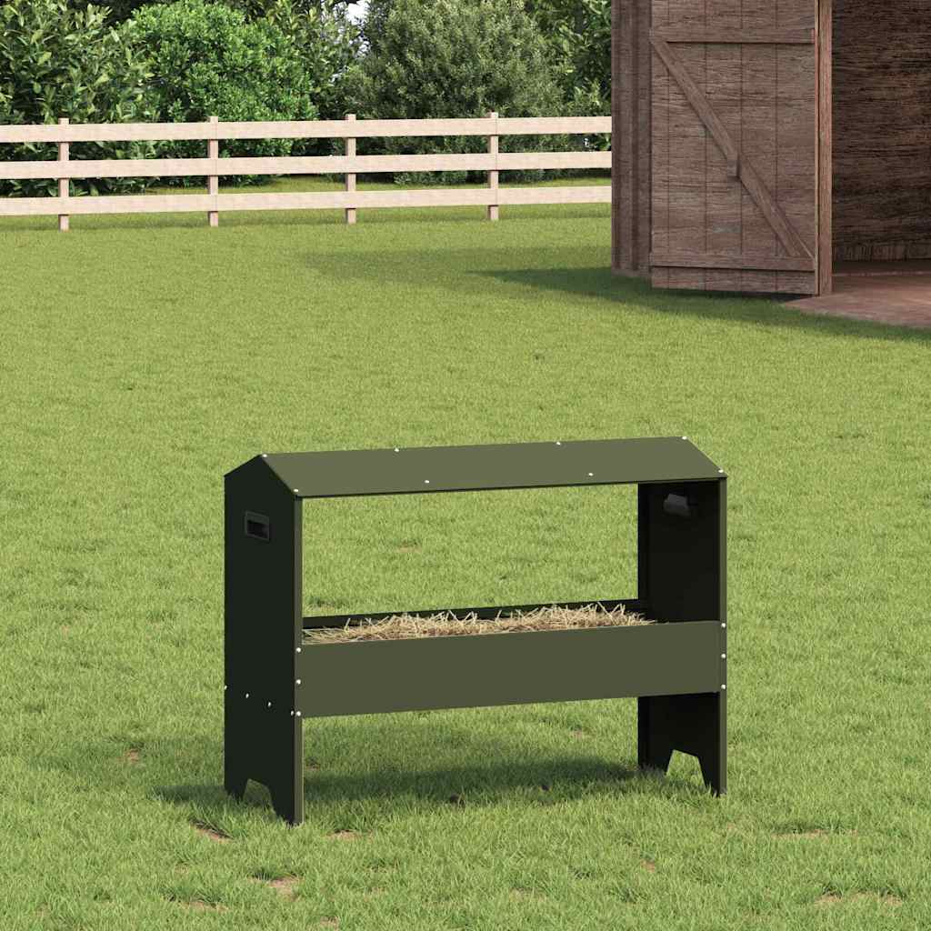 Futtertröge für Nutztiere Olive Grün 79 x 35 x 62 cm