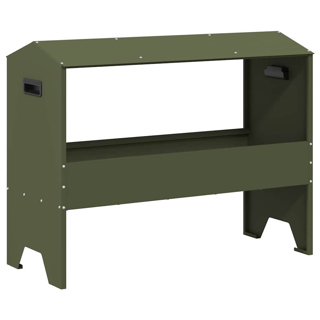 Futtertröge für Nutztiere Olive Grün 79 x 35 x 62 cm