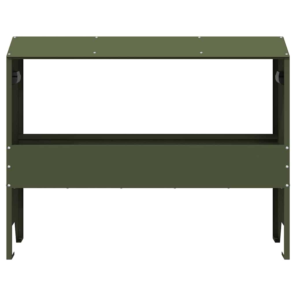 Futtertröge für Nutztiere Olive Grün 79 x 35 x 62 cm
