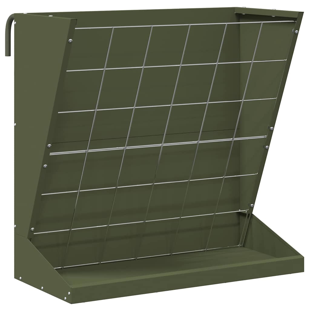 Heu Futterspender Olive Grün 71 x 33 x 70 cm
