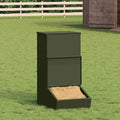 Schweinfutterspender Olive Grün 55 x 38 x 76 cm
