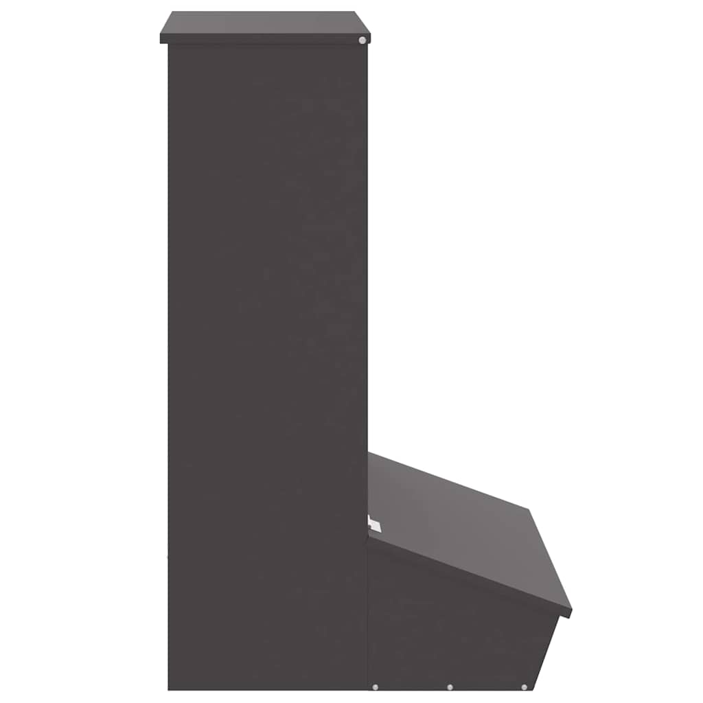 Schweinfutterspender Schwarz 55 x 51 x 91,5 cm
