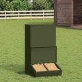 Schweinfutterspender Olive Grün 55 x 51 x 91,5 cm