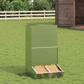 Schweinfutterspender Silber 55 x 51 x 91,5 cm Verzinkter Stahl