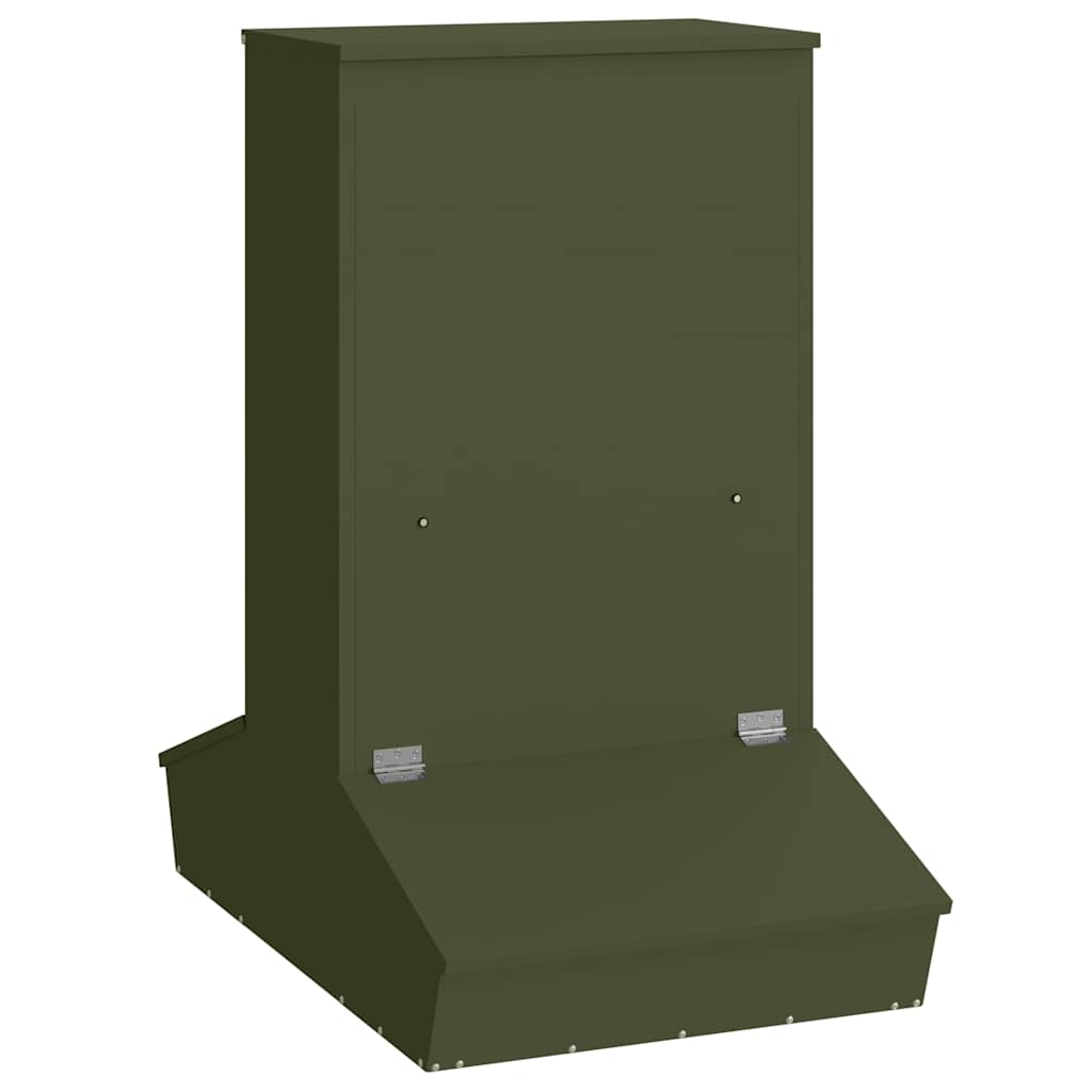Schweinfutterspender Olive Grün 82 x 51 x 91,5 cm