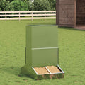 Schweinfutterspender Silber 82 x 51 x 91,5 cm Verzinkter Stahl