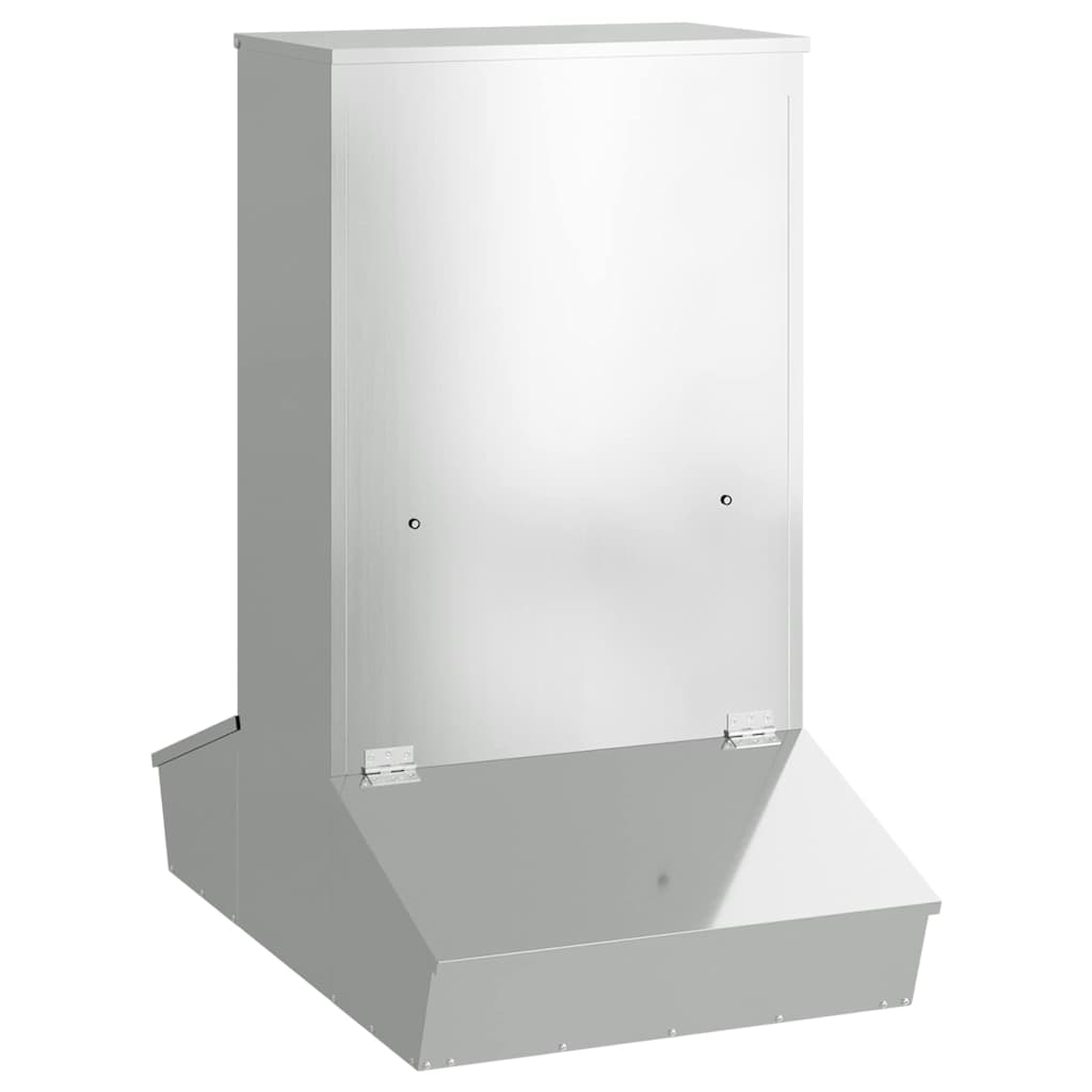 Schweinfutterspender Silber 82 x 51 x 91,5 cm Verzinkter Stahl