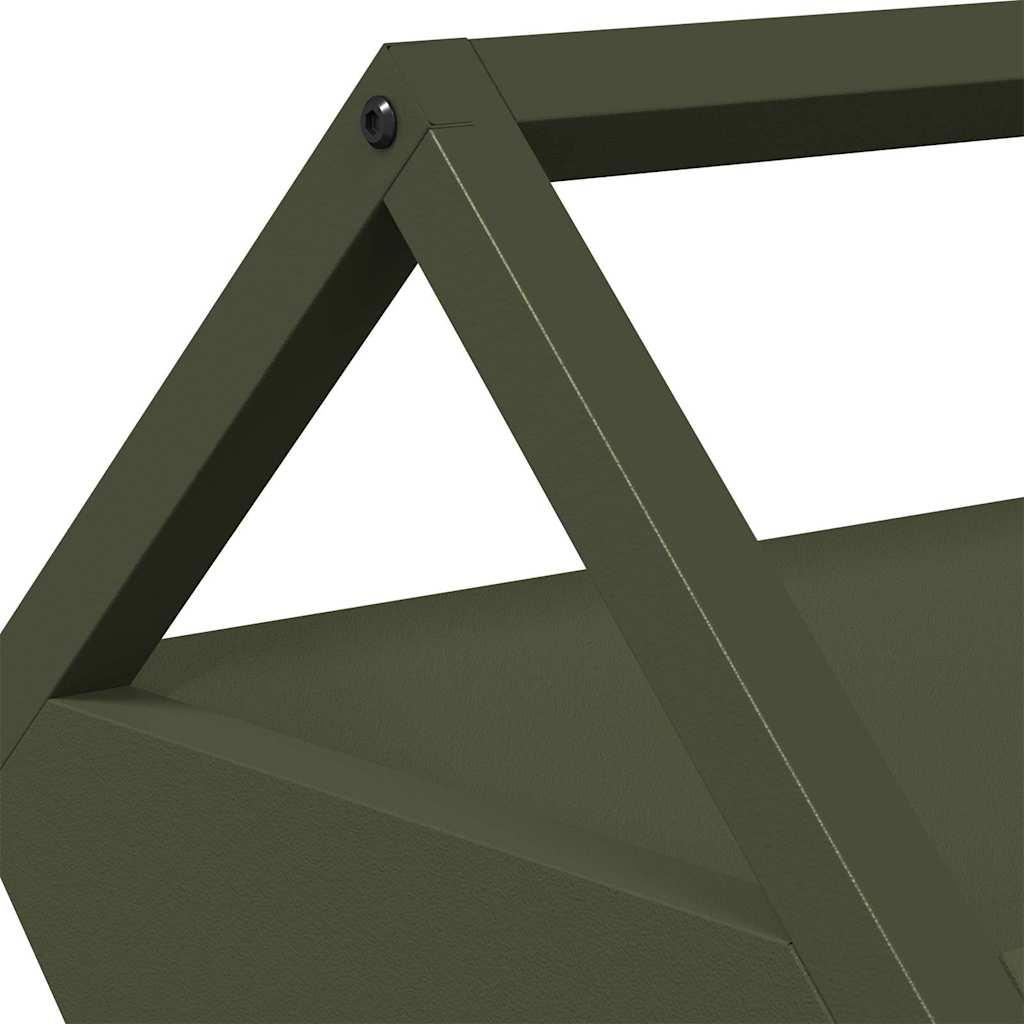 Futtertröge für Nutztiere Olive Grün 111 x 76 x 38 cm