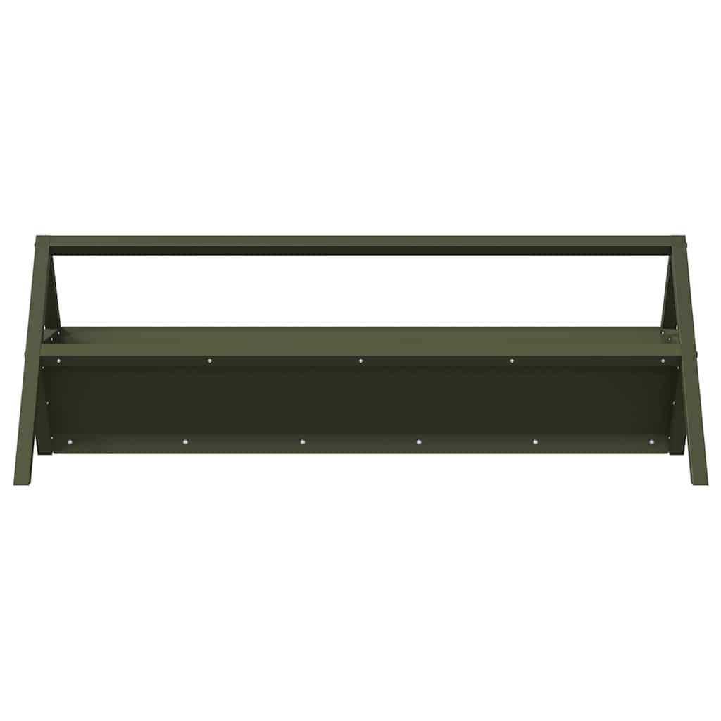 Futtertröge für Nutztiere Olive Grün 111 x 76 x 38 cm