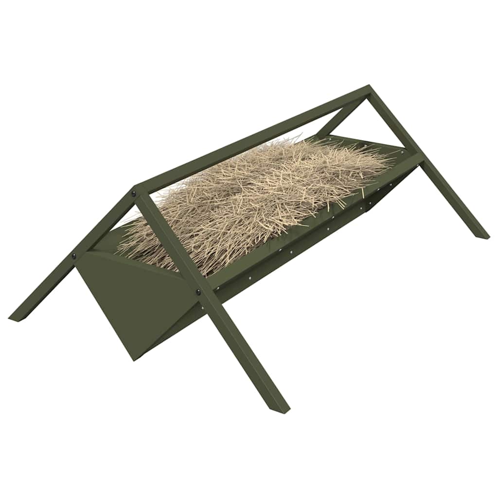 Futtertröge für Nutztiere Olive Grün 111 x 76 x 38 cm