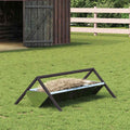 Futtertröge für Nutztiere Silber 111 x 76 x 38 cm