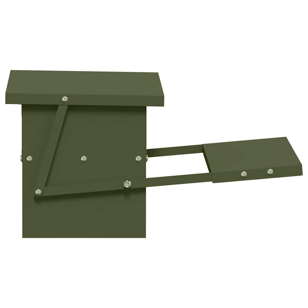 Hühnertretfeeder Olive Grün 48,5 x 39,5 x 19 cm
