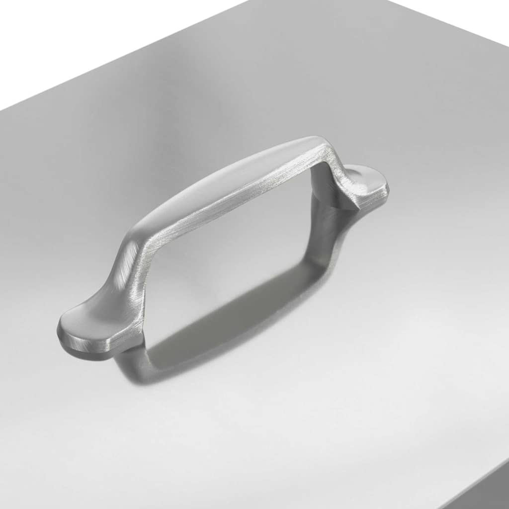 Hühnertretfeeder Silber 33 x 42 x 40 cm Verzinkter Stahl