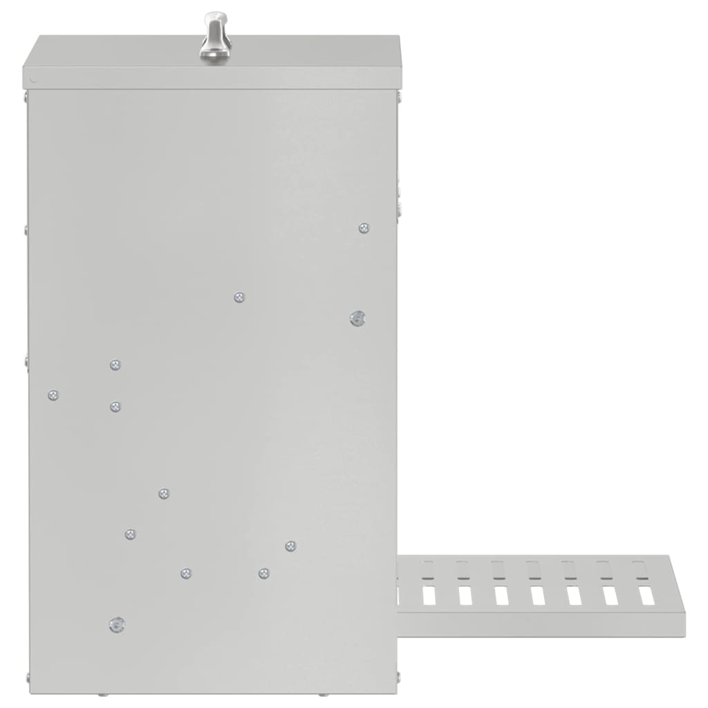 Hühnertretfeeder Silber 33 x 42 x 40 cm Verzinkter Stahl
