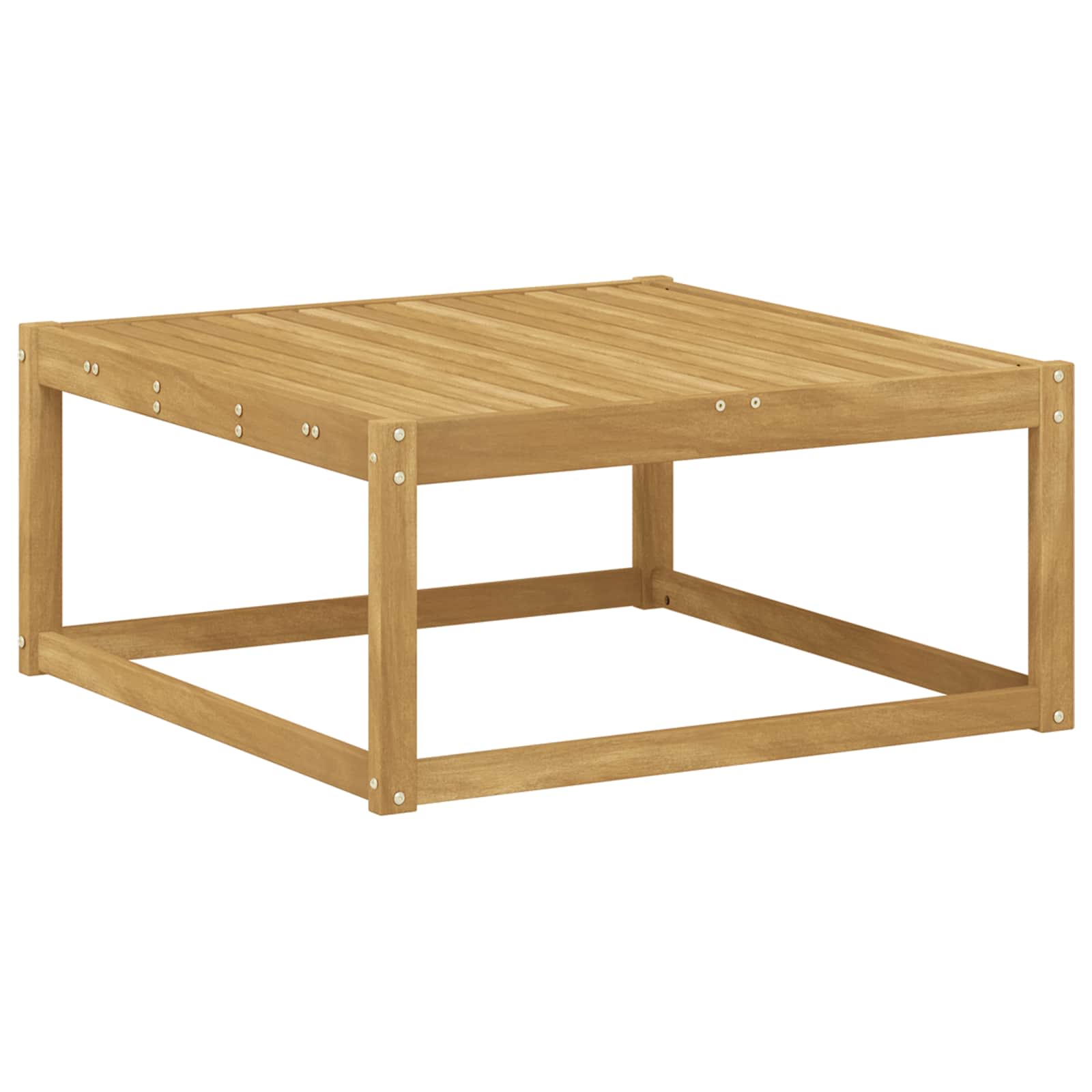 Outdoor-Sofagarnitur 9 pcs Weiß und Beige Massivholz Akazie