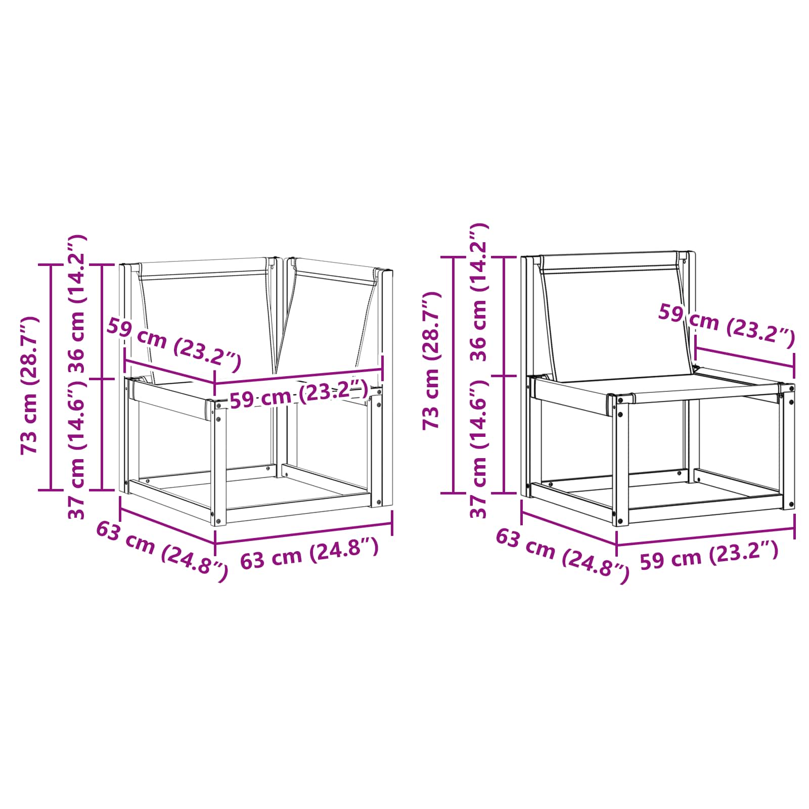 Outdoor-Sofagarnitur mit Kissen 8 pcs Weiß und Creme