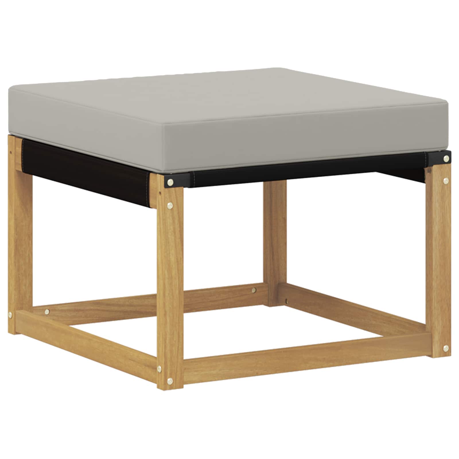 Outdoor-Sofagarnitur mit Kissen 6 pcs Weiß und Hellgrau