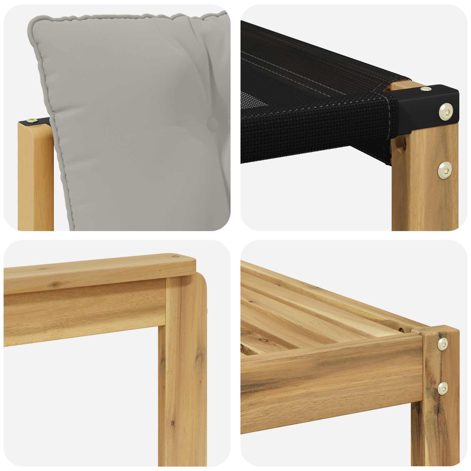 Outdoor-Sofagarnitur mit Kissen 8 pcs Weiß und Hellgrau