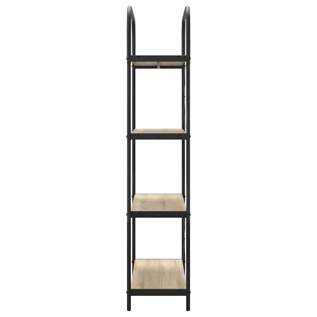 Bücherregal Sonoma-Eiche 80 x 30 x 146 cm Holzwerkstoff