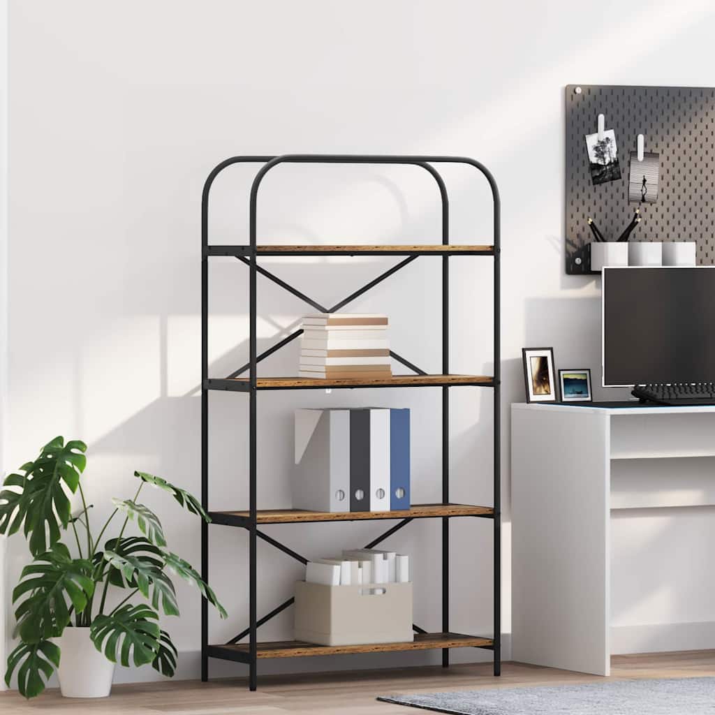 Bücherregal Altholz 80 x 30 x 146 cm Holzwerkstoff