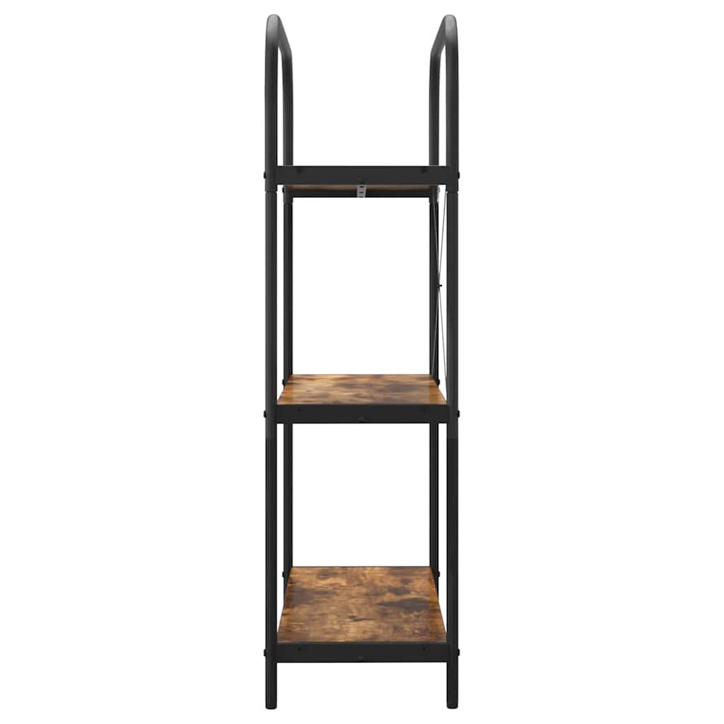 Bücherregal Geräucherte Eiche 80 x 30 x 109 cm Holzwerkstoff