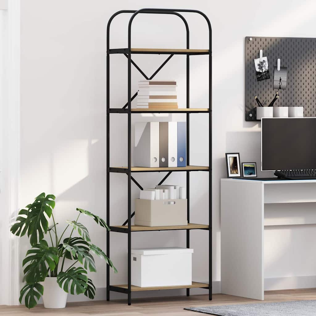 Bücherregal Sonoma-Eiche 60 x 30 x 183 cm Holzwerkstoff