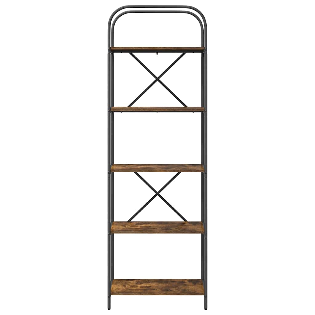 Bücherregal Geräucherte Eiche 60 x 30 x 183 cm Holzwerkstoff