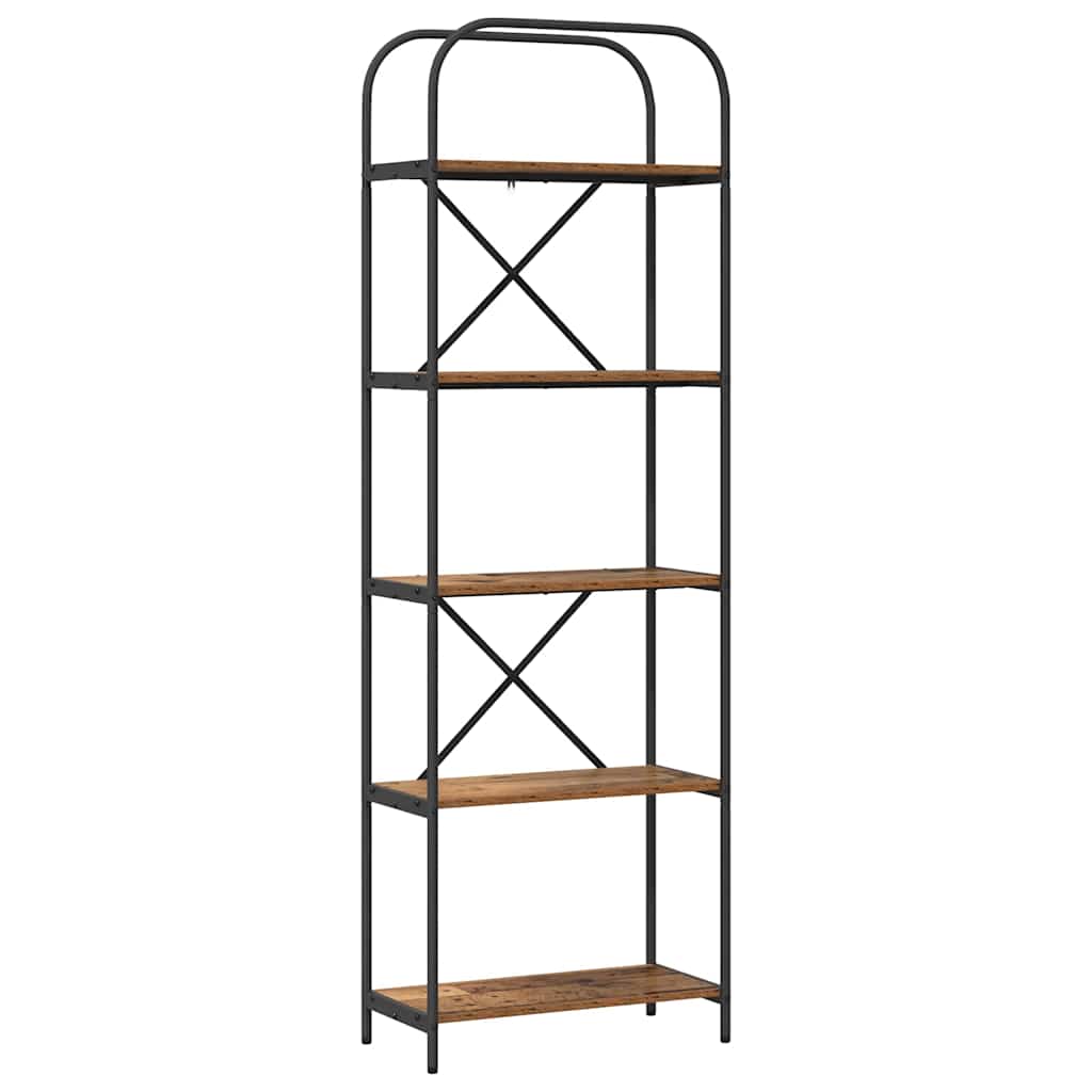 Bücherregal Altholz 60 x 30 x 183 cm Holzwerkstoff