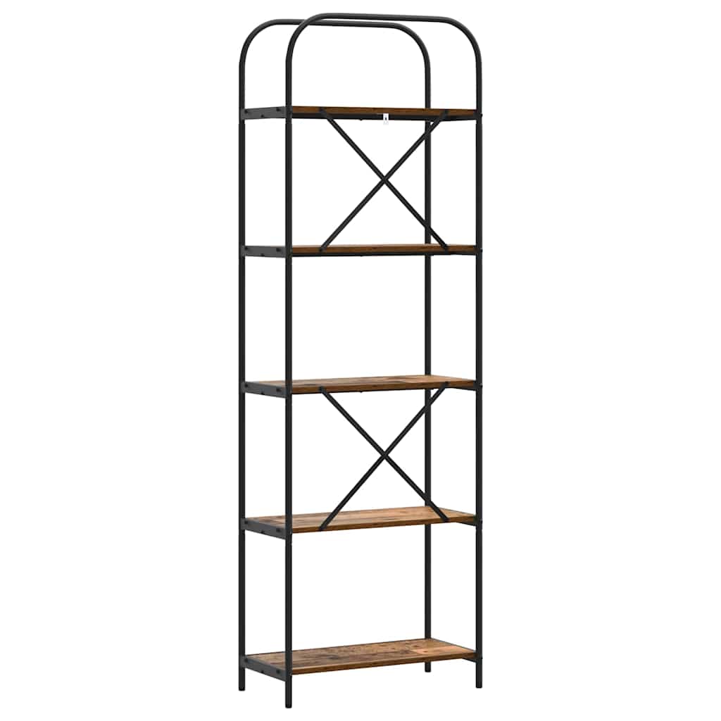 Bücherregal Altholz 60 x 30 x 183 cm Holzwerkstoff