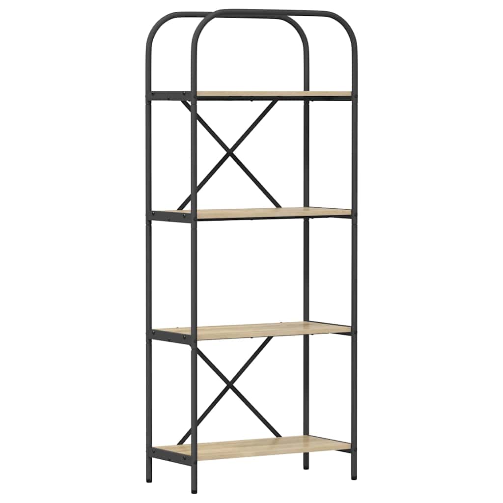 Bücherregal Sonoma-Eiche 60 x 30 x 146 cm Holzwerkstoff