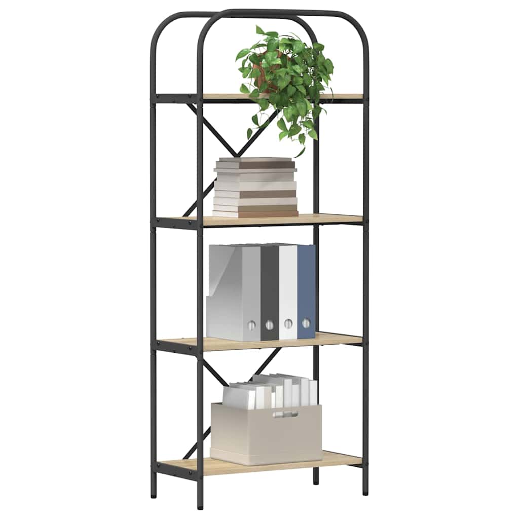 Bücherregal Sonoma-Eiche 60 x 30 x 146 cm Holzwerkstoff
